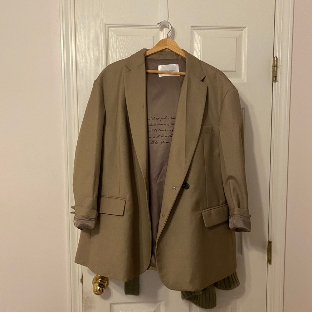 OVERSIZED blazer